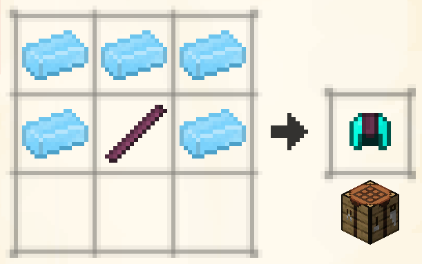 スカイシーカー防具のレシピ